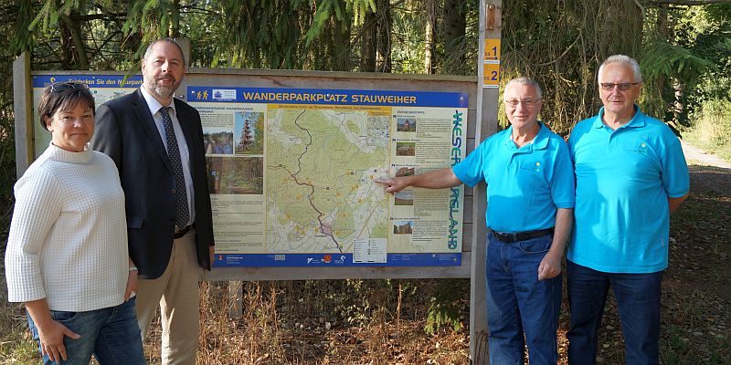 Neue Beschilderung auf Eschershäuser Wanderwegen