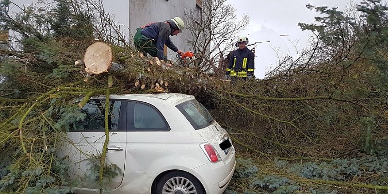 Orkan „Friederike“ wirbelt den Landkreis Holzminden ordentlich durch – Feuerwehren im Dauereinsatz