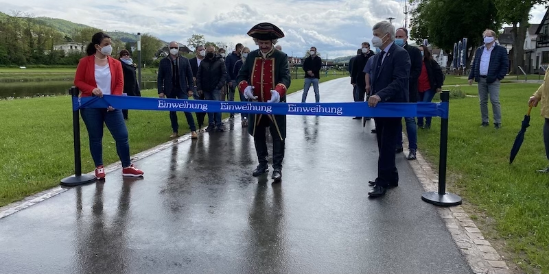 Weserpromenade in Bodenwerder nun offiziell eingeweiht