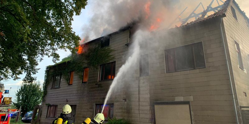 Dachstuhlbrand am Reinserturm