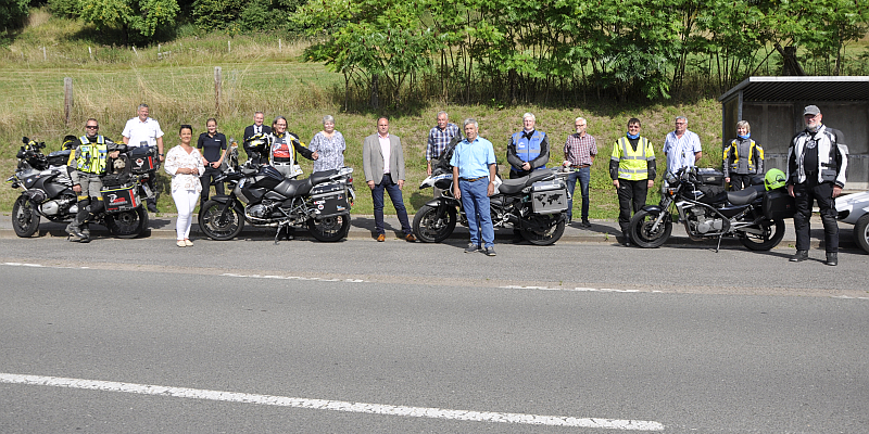 Biker suchen Dialog mit Anwohnern