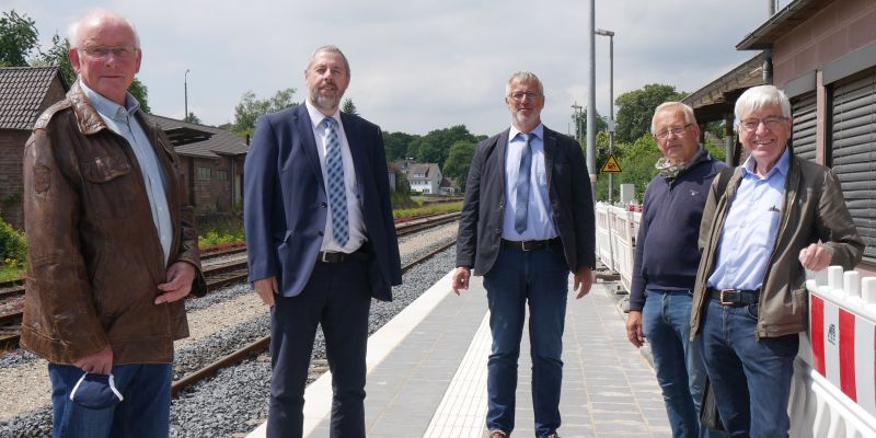 Umbauarbeiten (fast) abgeschlossen: Bahnhof Stadtoldendorf wird barrierefrei