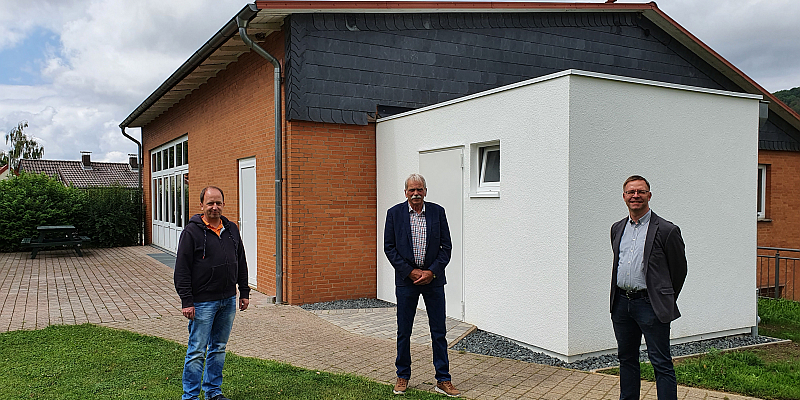 Behindertengerechte Toilette für das Dorfgemeinschaftshaus Varrigsen am Heinrich-Strube-Platz