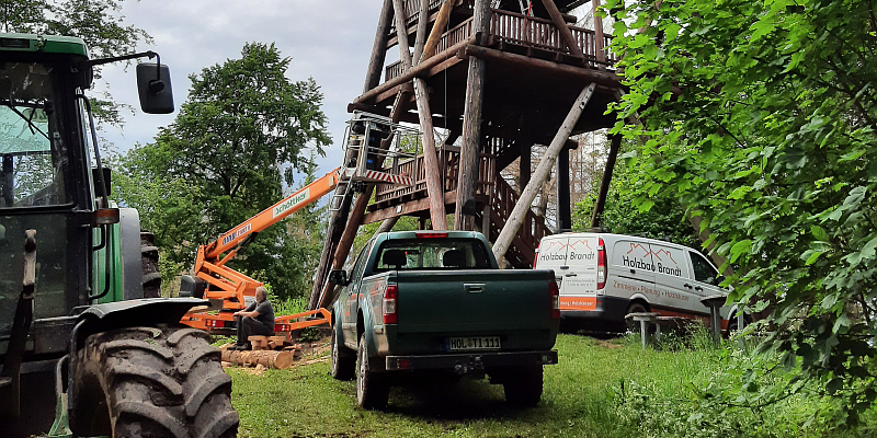 Erlebnis Ebersnackenturm wird aktualisiert - Sperrung des Turms wegen Baumaßnahmen bis 3. Juli