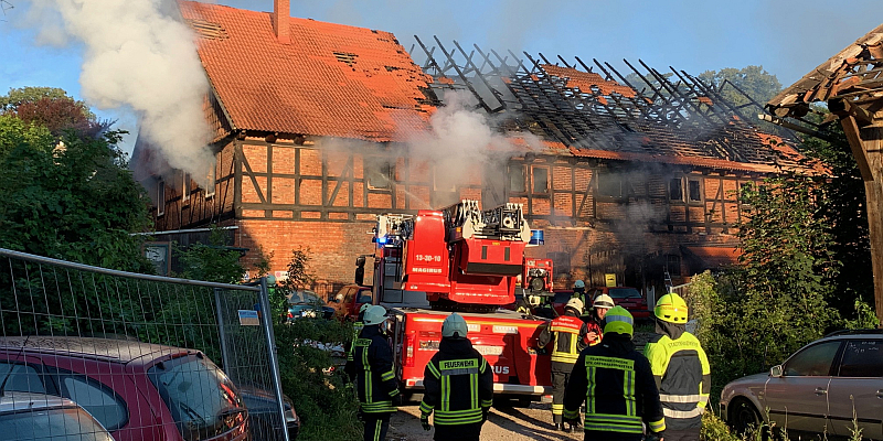 Greene: Feuer bricht erneut aus