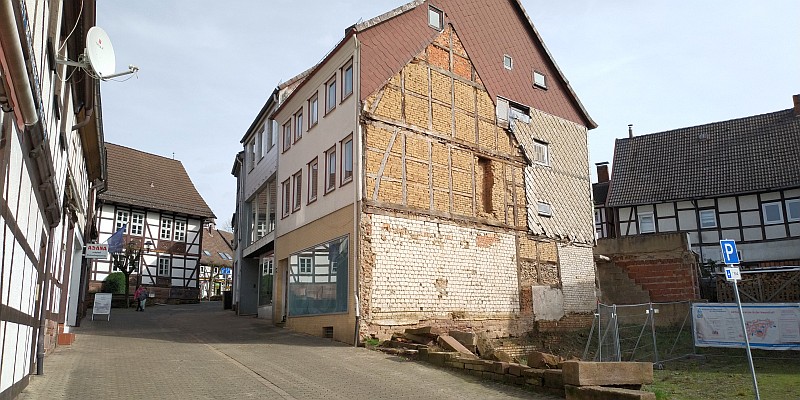 Innenstadt Stadtoldendorf: Die nächsten Gebäude werden abgerissen