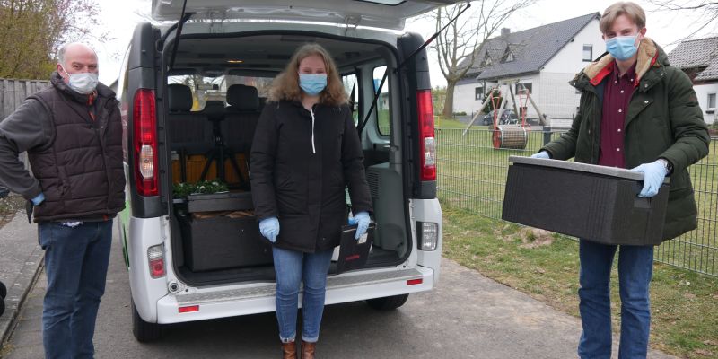 „Traumhafte Leute“: Weiterhin große Begeisterung in Bevern. Unterwegs mit der Einkaufshilfe.