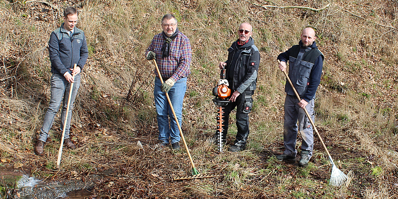 Ehrenamtlicher Arbeitseinsatz der UWG-Stadtoldendorf