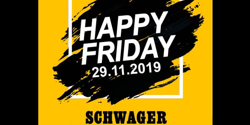 „Happy Friday“: 50-Prozent-Rabatte im Kaufhaus Schwager