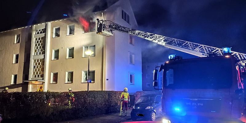 Schwere Brandstiftung: Bundespolizei nimmt Tatverdächtigen vorläufig fest