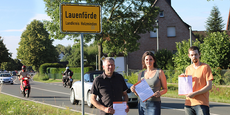 Verkehr zu schnell - Behörden zu langsam: Auch in Lauenförde wollen Menschen leben - und haben die Nase voll von Raserei und Verkehrslärm