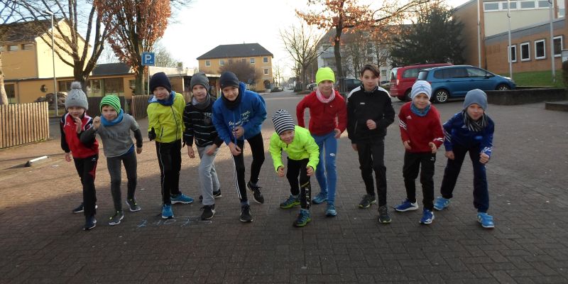 Turnverein Bodenwerder: Training auf der Silvesterlaufrunde in Emmerthal