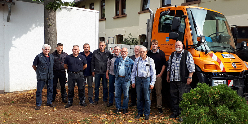 Verabschiedung von Bernd Beyer als „ehrenamtlicher Helfer“ in Hehlen