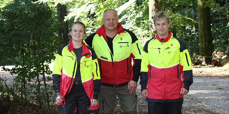 Im Wald herrscht Vielfalt: Josephina Schmidt und Kilian Schmalz verstärken Forstamt Grünenplan