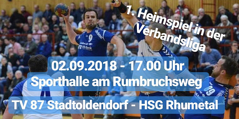 TV 87 Stadtoldendorf: Handballer starten gegen Favorit Rhumetal in die neue Saison