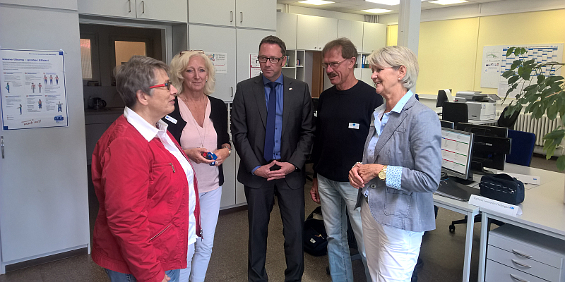 Hoher Besuch bei der Deutschen Angestellten Akademie (DAA) in Alfeld