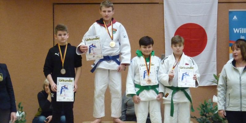 Wieder Bronzemedaille für Judoka Noel Lochbühler: Dritter Platz beim Hamme-Pokal in Ritterhude