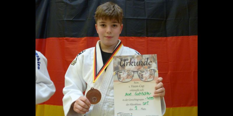 Erneuter Medaillengewinn für Judoka Noel Lochbühler: Dritter Platz beim Vision Cup in Lengede 