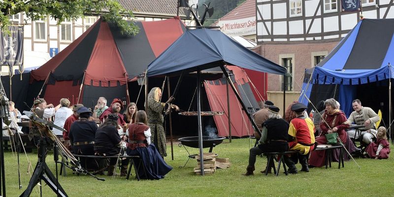 Mittelalterlager in Bodenwerder: Abwechslungsreiches Programm zum Felgenfest im Wesertal