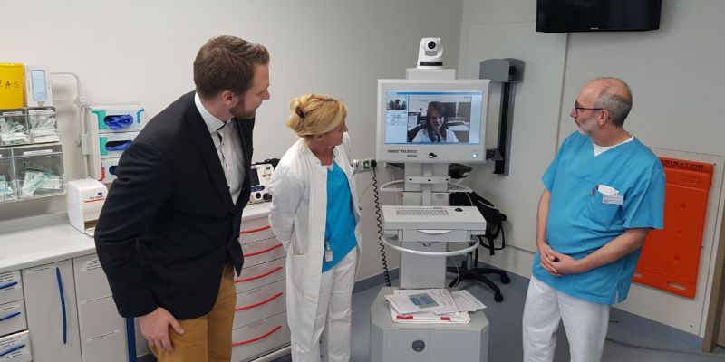 Ein „Teledoc“ für die Schlaganfallbehandlung: Krankenhaus und Landkreis Holzminden bringen Patientenversorgung voran