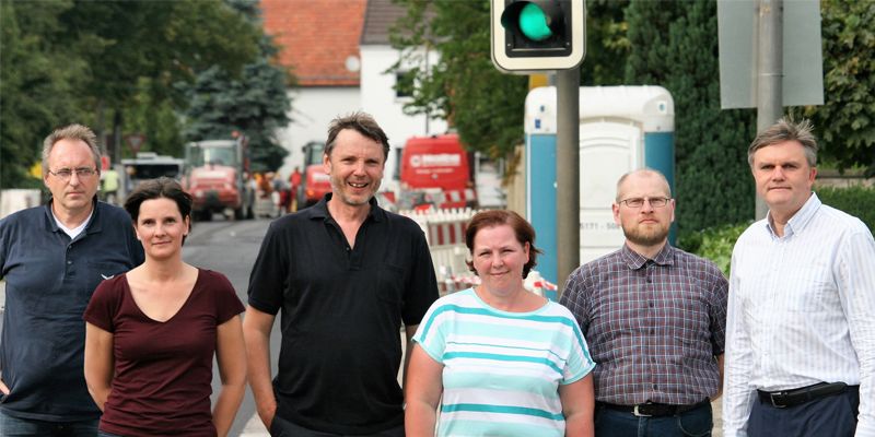 Ortstermin zur Verkehrssituation in Lauenförde mit dem  Landtagsabgeordneten Uwe Schünemann