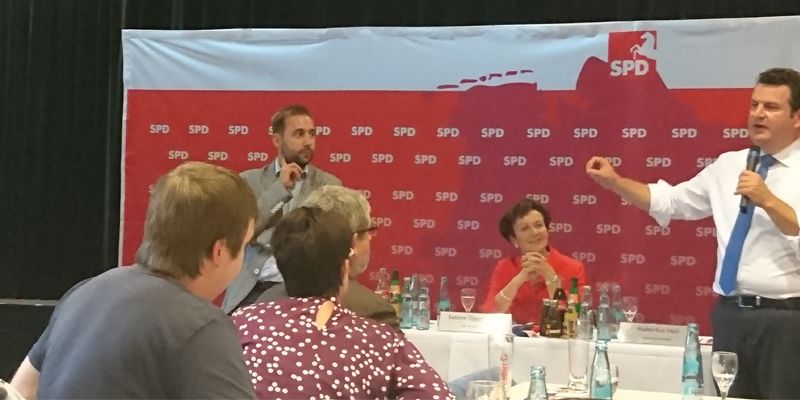 SPD-Generalsekretär Hubertus Heil zu Besuch in Stadtoldendorf