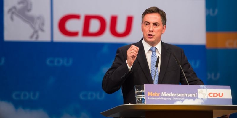 David McAllister zu Gast beim Empfang des CDU-Kreisverband Holzminden am 09. November