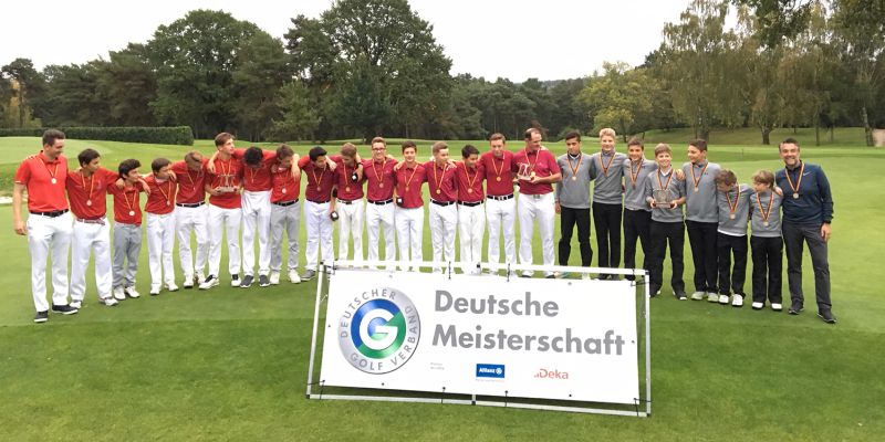 Deutschlands beste Nachwuchsgolfer unter 14 Jahren - Mannschaftsmeisterschaften im Golfclub Weserbergland   