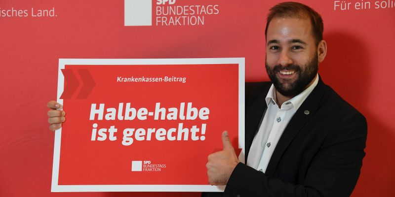 Johannes Schraps (SPD):  Gerechte Finanzierung der Krankenkassenbeiträge – Die Parität kommt