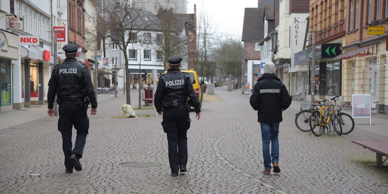 Kontaktbeschränkung: Polizei und Ordnungsamt vermerken positive Entwicklung 