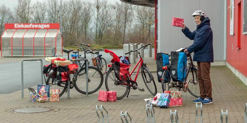 Verkehrsinitiative Nachhaltige Mobilität: Einkaufen mit dem Rad in der Bülte