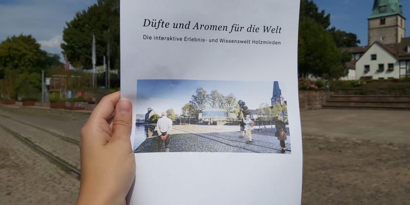 Erlebniswelt Düfte und Aromen - Pläne werden vorgestellt