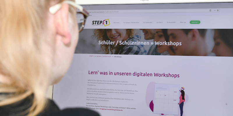 Ausbildungsmesse STEP1: Mehr als 20 Online-Workshops im Angebot