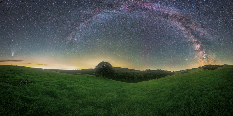 Leserfoto: Komet Neowise noch heute zu sehen