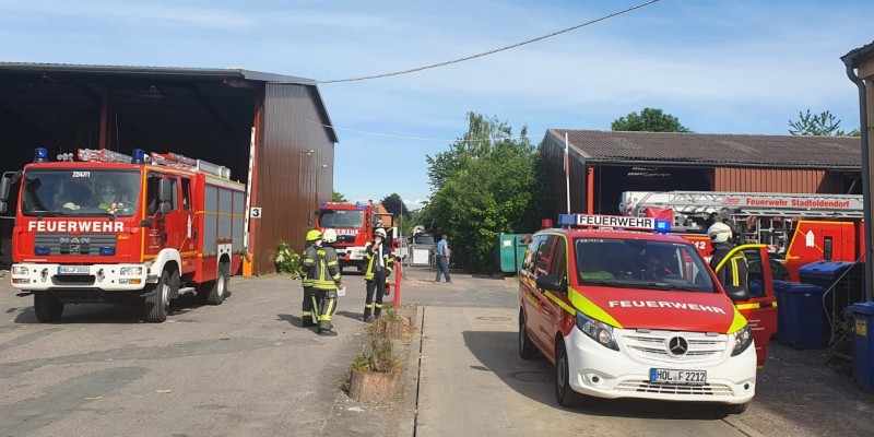 Brandmeldeanlage in Entsorgungsbetrieb schlägt Alarm