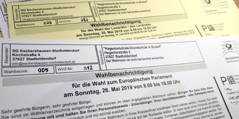 Briefwahl in der Samtgemeinde Eschershausen-Stadtoldendorf online nur noch heute möglich