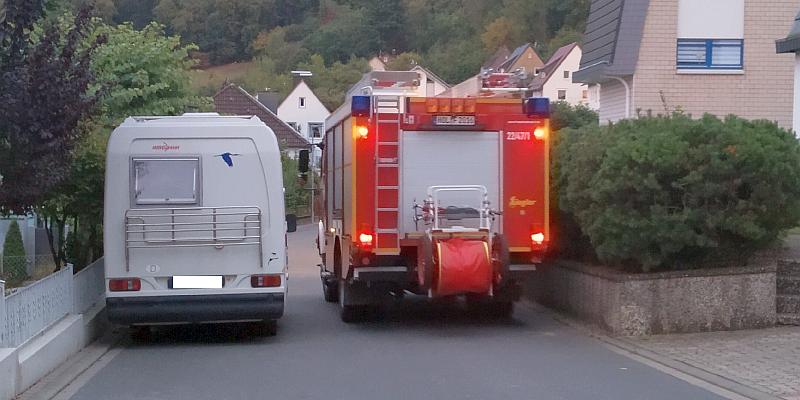 Platz frei für Rettungs- und Einsatzfahrzeuge von Feuerwehr und Rettungsdienst